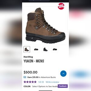 Hanwag Yukon hiking boots